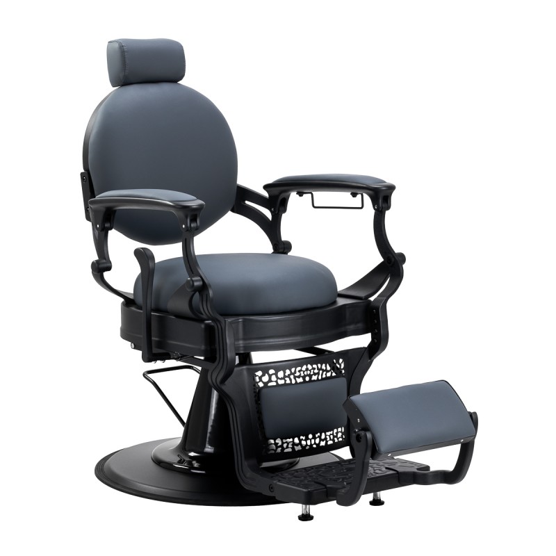 Barber chair Gabbiano Niccolo graphite buttonless