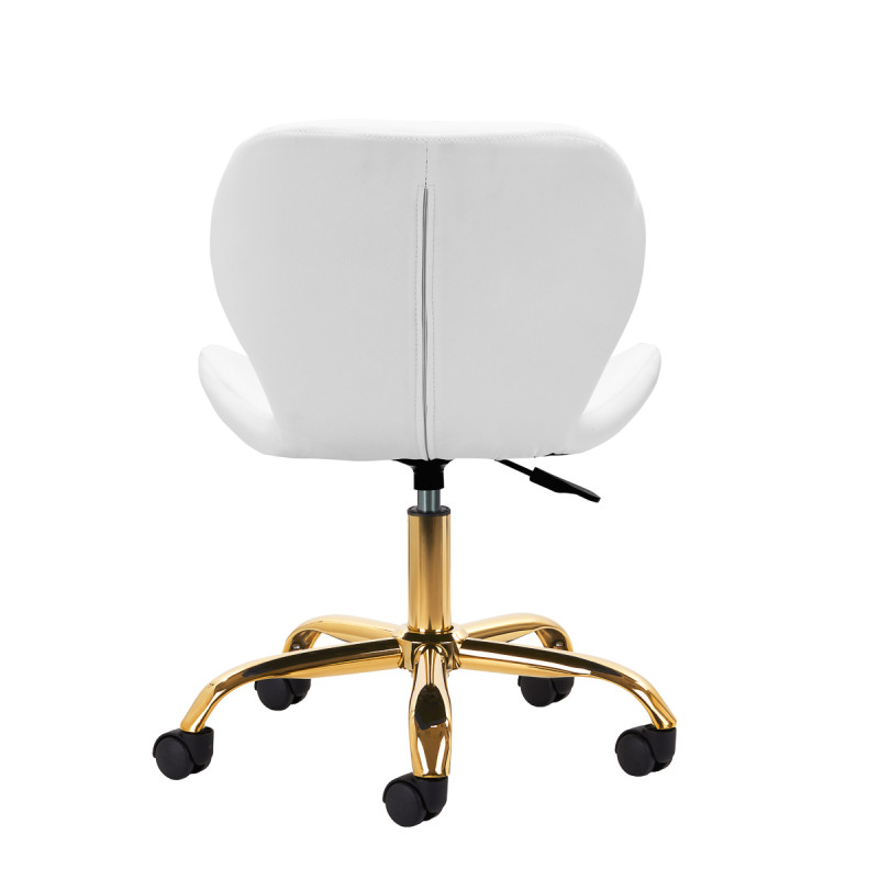 Cosmetic stool QS-06G white