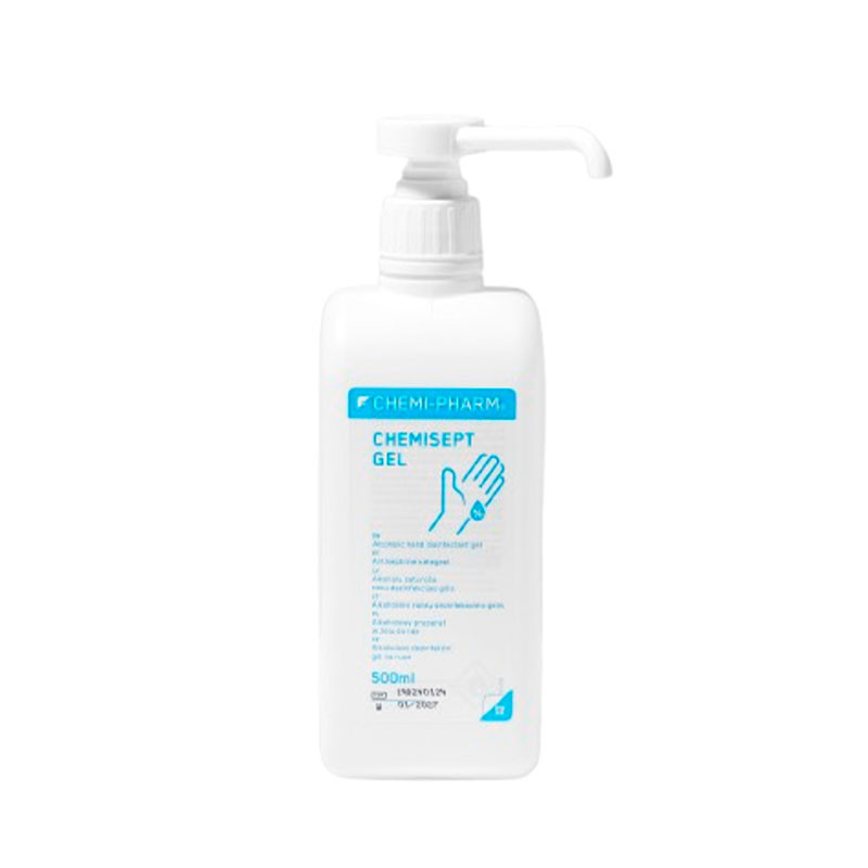 Гель для дезинфекции рук Chemi-Pharm CHEMISEPT GEL – 500 мл