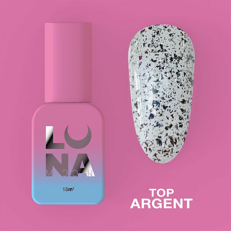 Pealislakk (kleepuvuseta) – Lunamoon Argent – 13 ml