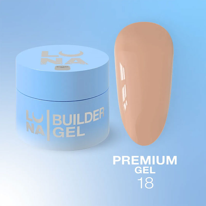 Гель для наращивания Lunamoon Premium Gel Nr 18 - 30 ml