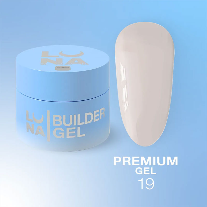 Гель для наращивания Lunamoon Premium Gel Nr 19 - 30 ml