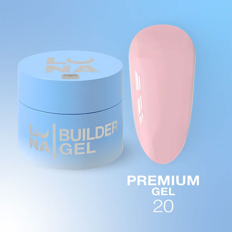 Extension gel Lunamoon Premium Gel Nr 20 - 30 ml