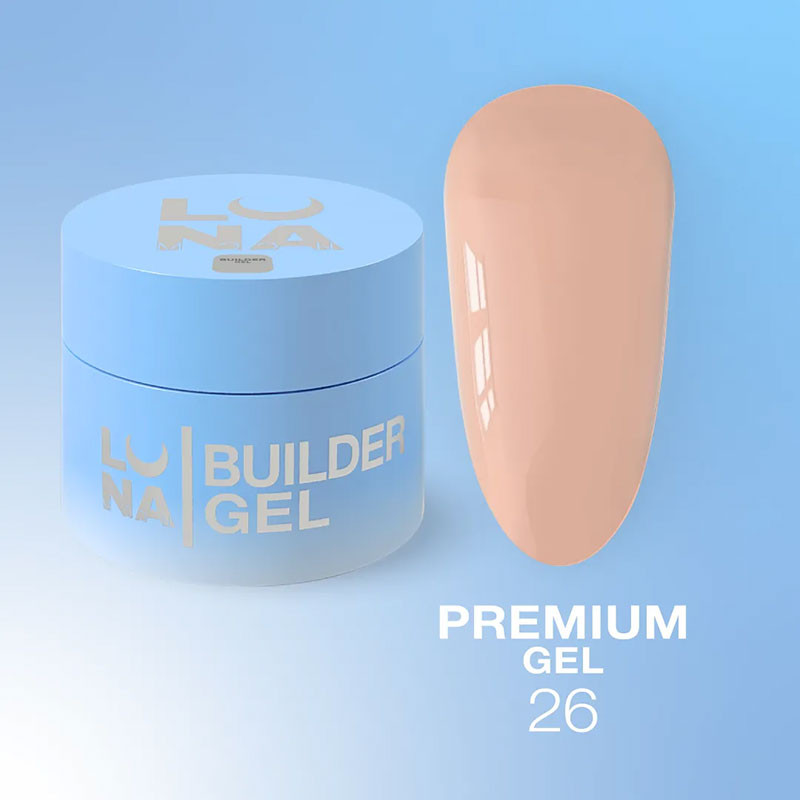 Гель для наращивания Lunamoon Premium Gel Nr 26 - 15ml