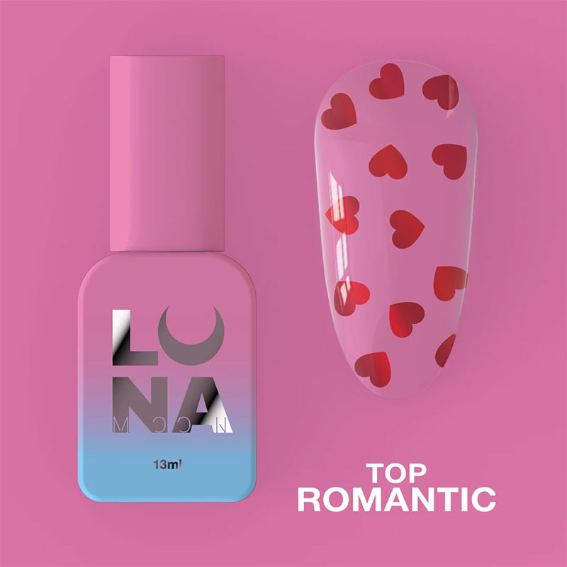 Pealislakk Lunamoon Top Romantic - 13ml
