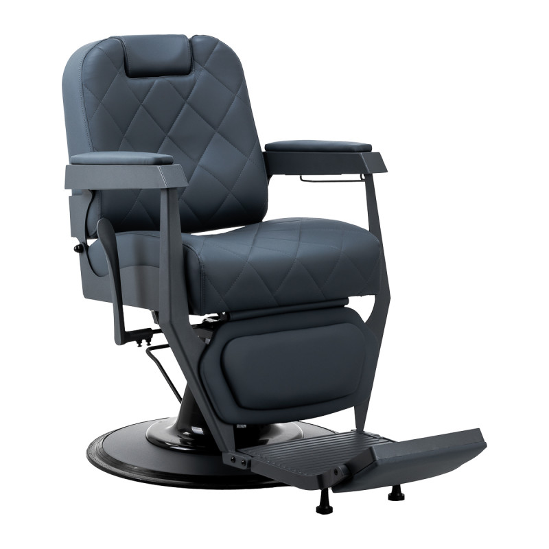 Gabbiano barber chair Bruno with graphite frame Graphite