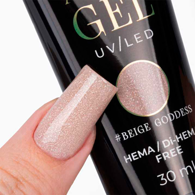 Polygel MollyLac Hema/di-Hema free Beige Goddess - 30 ml