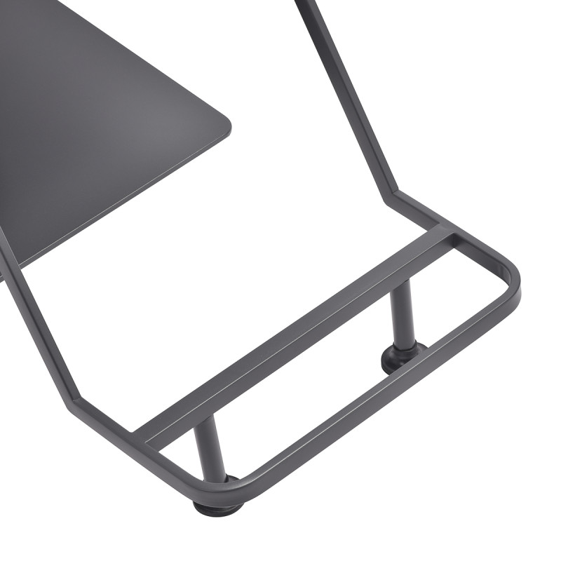 Gabbiano hairdressing chair Porto gray white