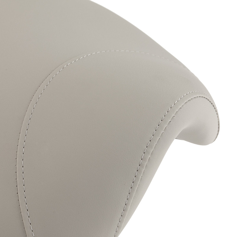 Gabbiano hairdressing stool D032 grey-beige