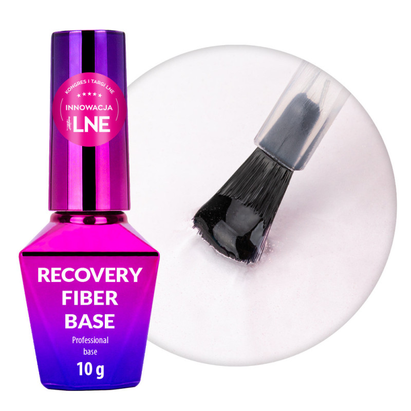 Aluslakk – Recovery Fiber Base Molly Nails Clear Pink – 10 g