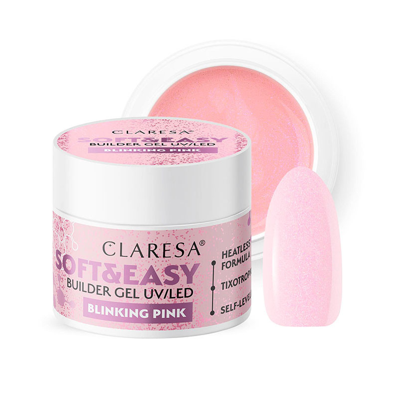 Builder gel Claresa SOFT&EASY Blinking Pink - 45 g