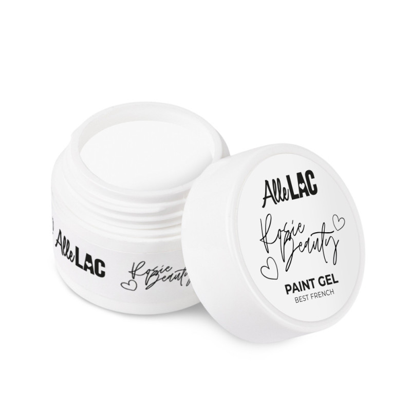 Geelvärv prantsuse maniküüriks, valge – Best French White AlleLac x Rosie Beauty HEMA/Di-HEMA Free – 5 g