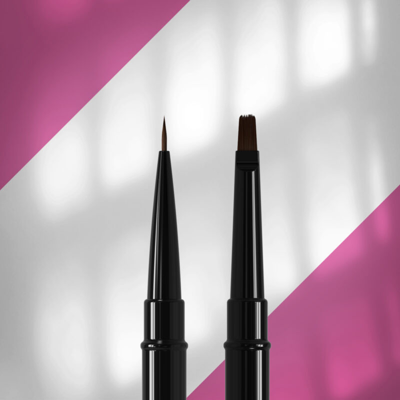 Double-ended Brush Staleks EXPERT – liner 7 mm / geeli 7 mm