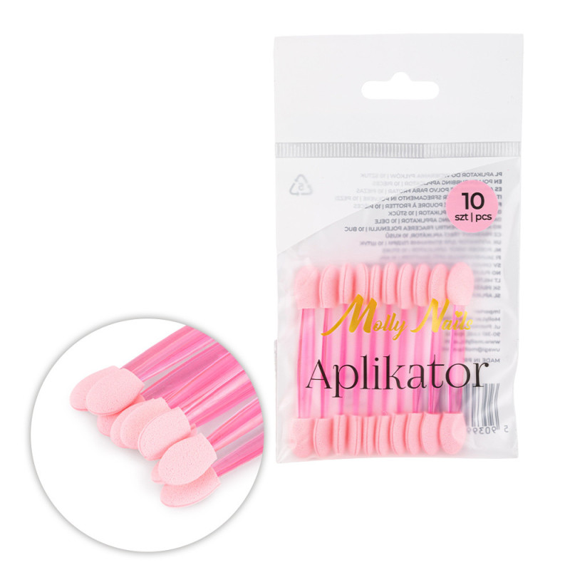 Pigmentin levityssieni Molly Nails, vaaleanpunainen – 10 kpl