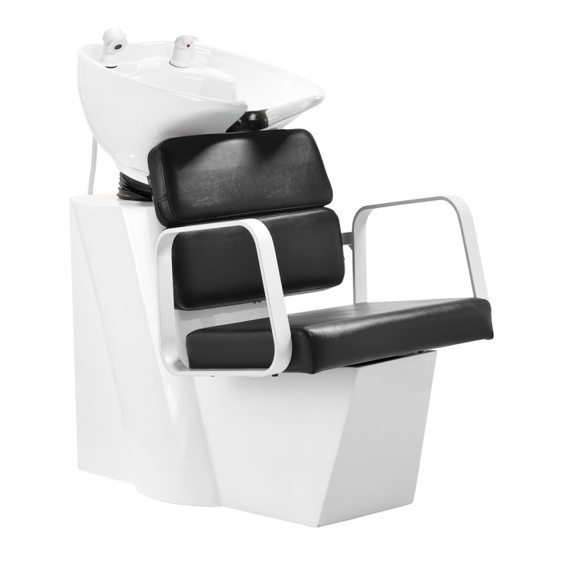 Gabbiano Porto hair wash unit white black