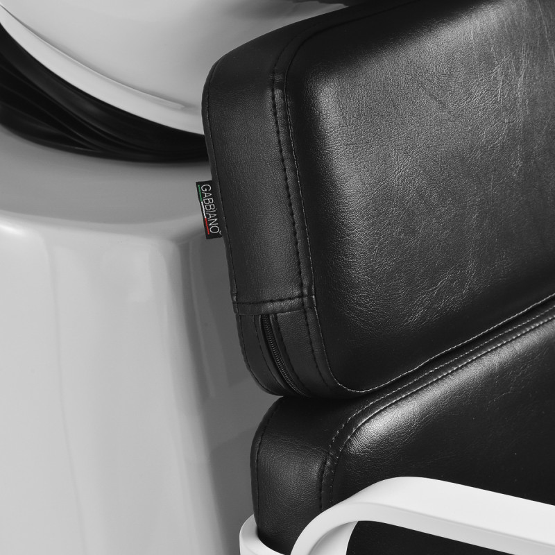 Gabbiano Porto hair wash unit white black