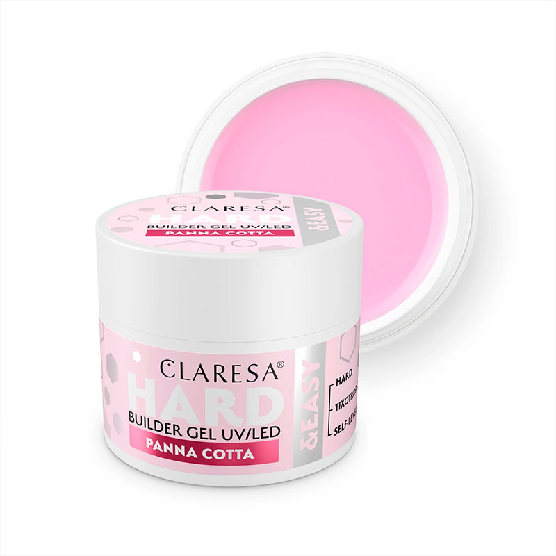 Builder Gel Claresa HARD&EASY, Panna Cota - 12 g