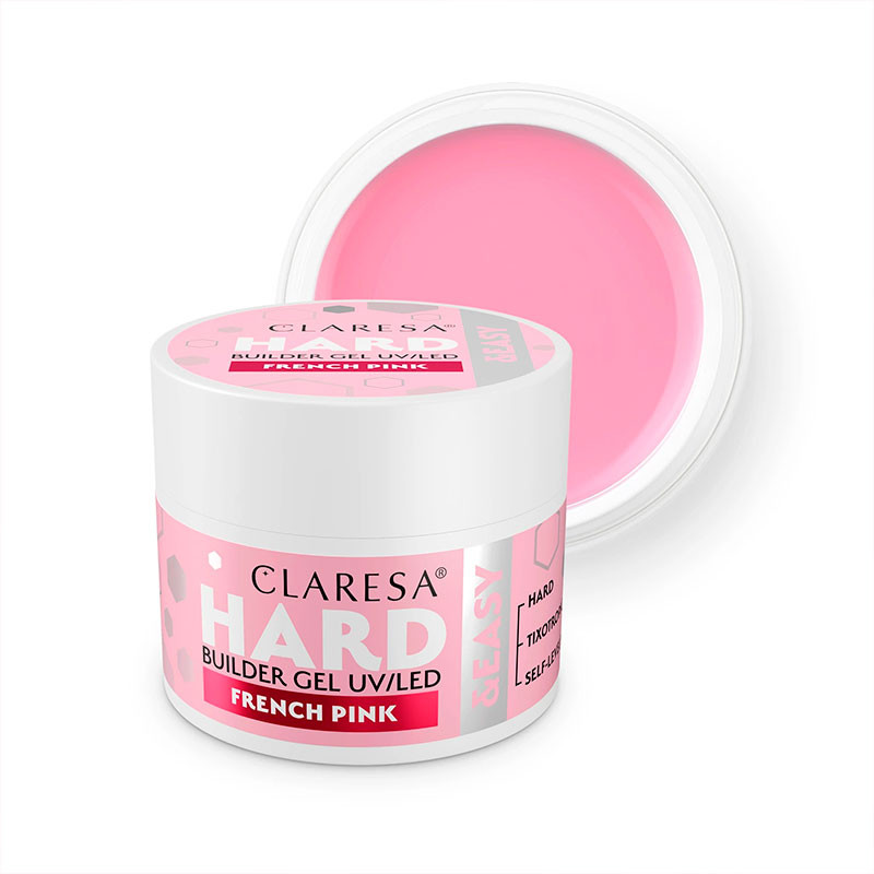 Pikendusgeel Claresa HARD&EASY, French Pink - 12 g