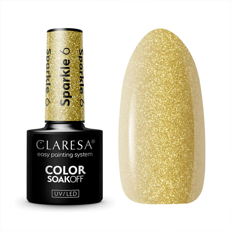 Geellakk - Claresa - Sparkle № 6, 5 ml