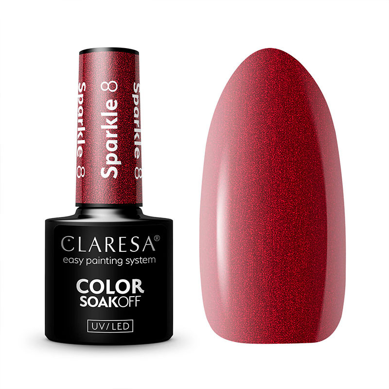 Цветной гель-лак - Claresa - Sparkle № 8, 5 ml