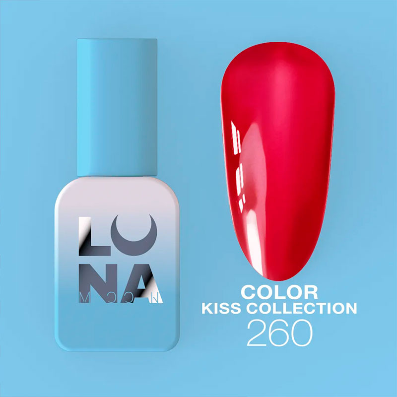 Värillinen geelilakka Lunamoon Kiss Collection Nr 260 - 13 ml
