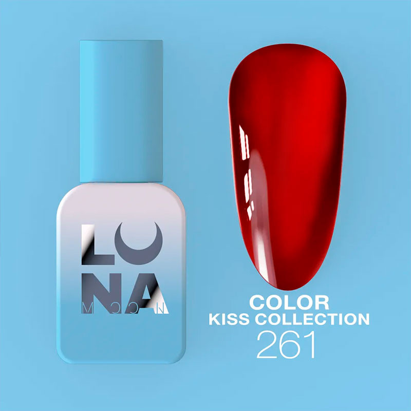 Värillinen geelilakka Lunamoon Kiss Collection Nr 261 - 13 ml