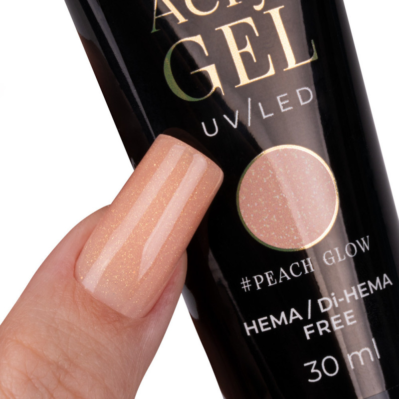 Acrylgel – Molly Nails HEMA/Di-HEMA Free - Peach Glow – 30 ml