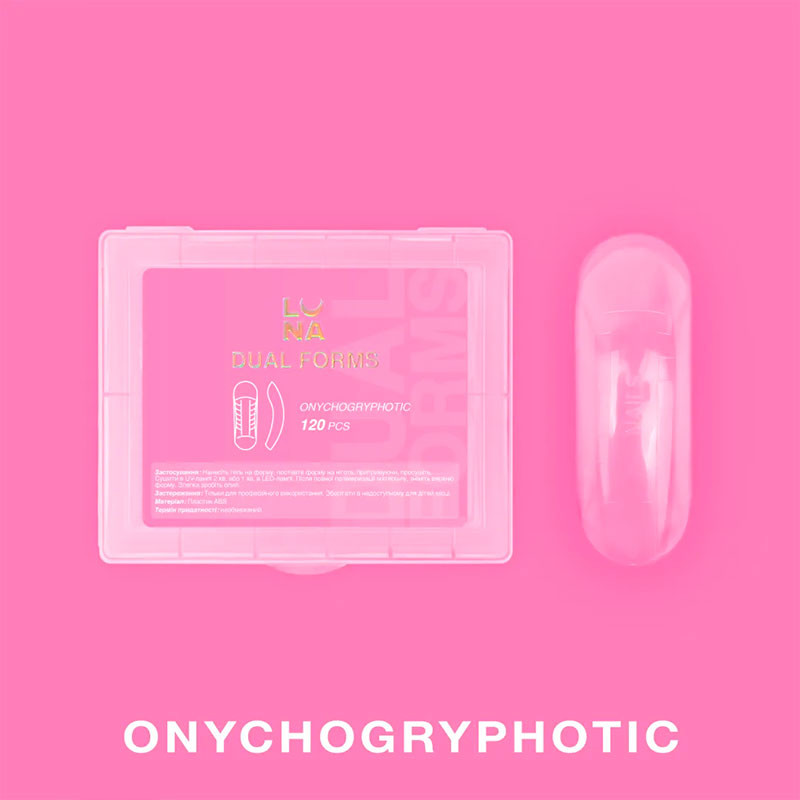 Yläsovitusmuodot Lunamoon DUAL FORMS Onychogryphotic, 120 kpl