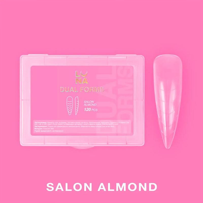 Yläsovitusmuodot Lunamoon DUAL FORMS Salon Almond, 120 kpl
