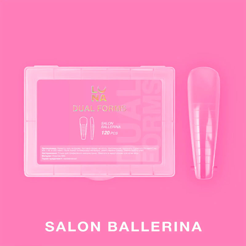Pealmised tipid-vormid Lunamoon DUAL FORMS Salon Ballerina, 120 tk