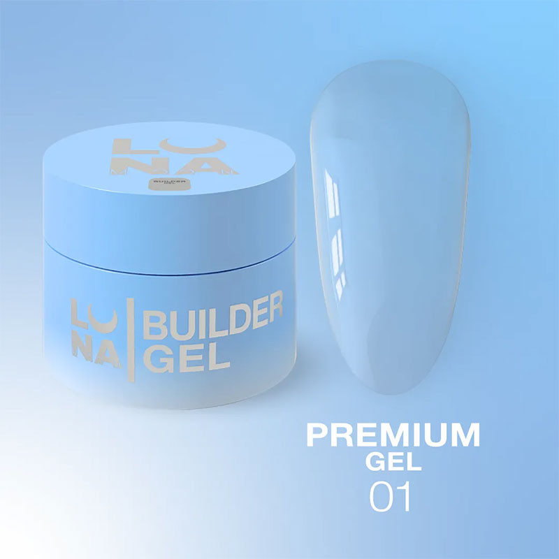 Extension gel Lunamoon Premium Gel Nr 1 - 50 ml