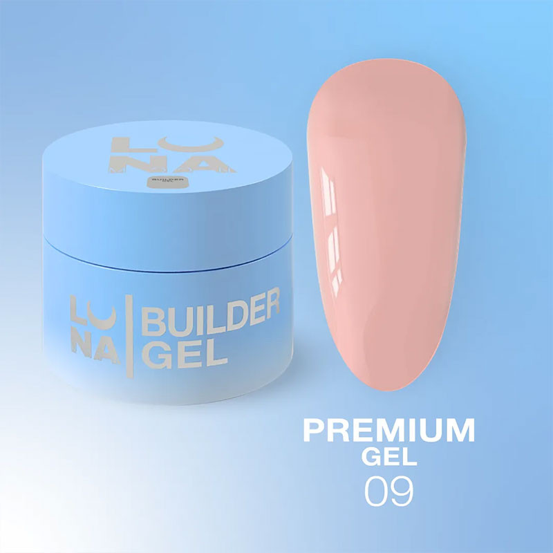 Extension gel Lunamoon Premium Gel Nr 9 - 50 ml