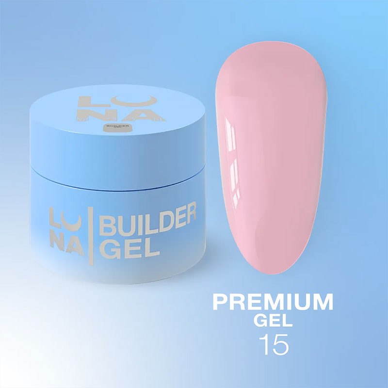 Ehitusgeel Lunamoon Premium Gel Nr 15 - 50 ml