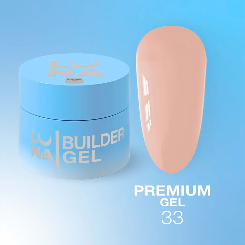 Ehitusgeel Lunamoon Premium Gel Nr 33 - 50 ml