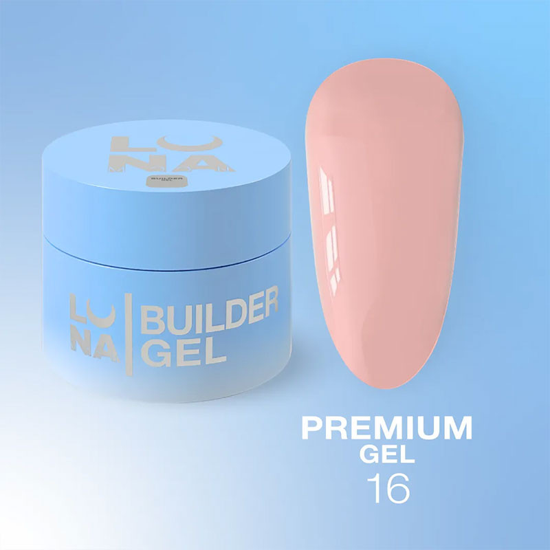 Extension gel Lunamoon Premium Gel Nr 16 - 50 ml