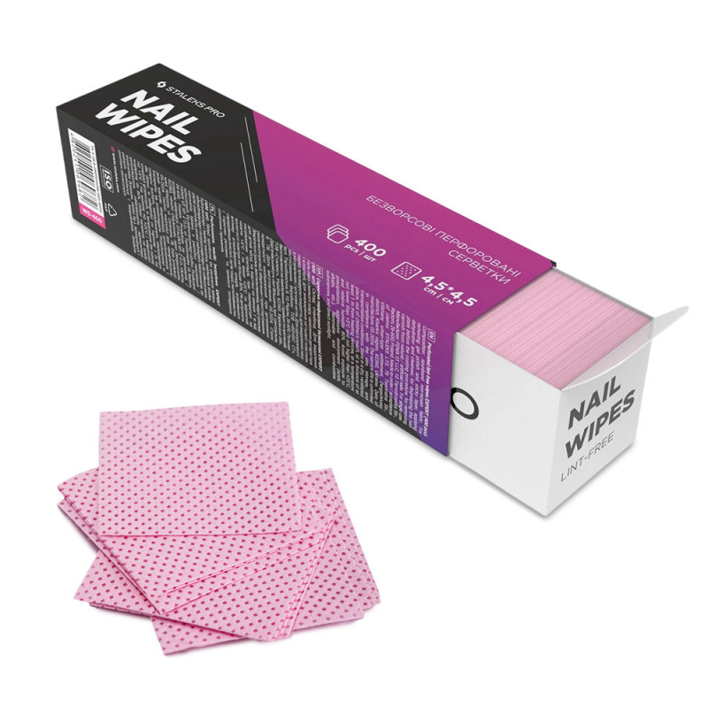 Perforated lint-free wipes Staleks EXPERT - 400 pcs