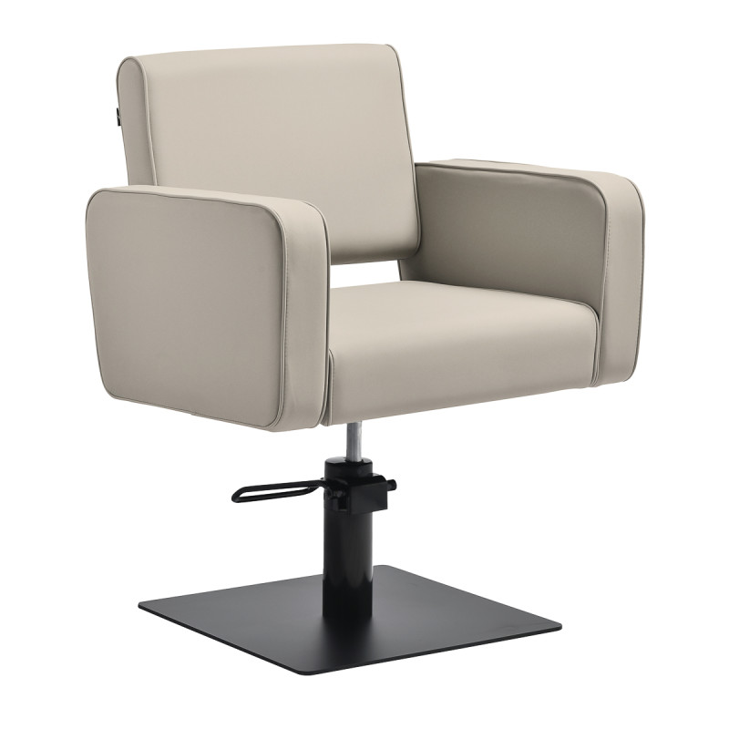 Gabbiano Bilbao hairdressing chair gray-beige