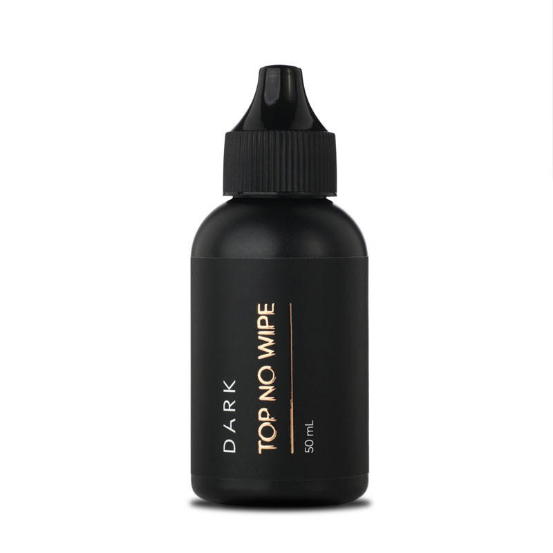 Top Coat No Wipe with UV Filter – Dark, 50 ml
