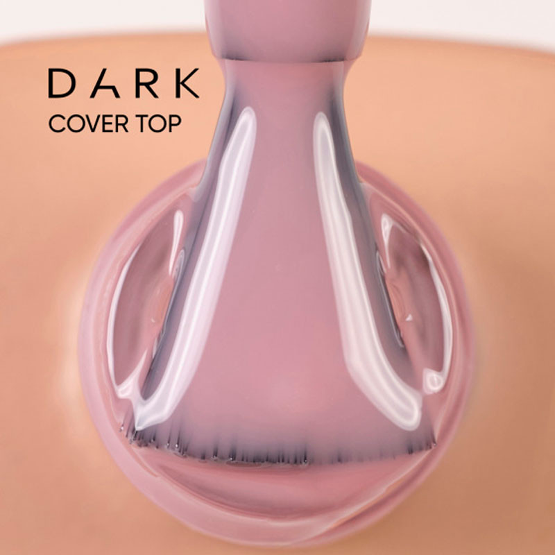 Top Coat Cover with UV Filter – Dark, 10 ml