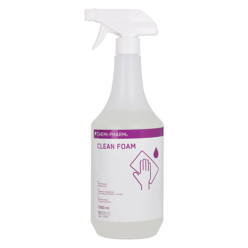 Бактерицидная очищающая пена – Chemi-Pharm CLEAN FOAM – 1000 ml