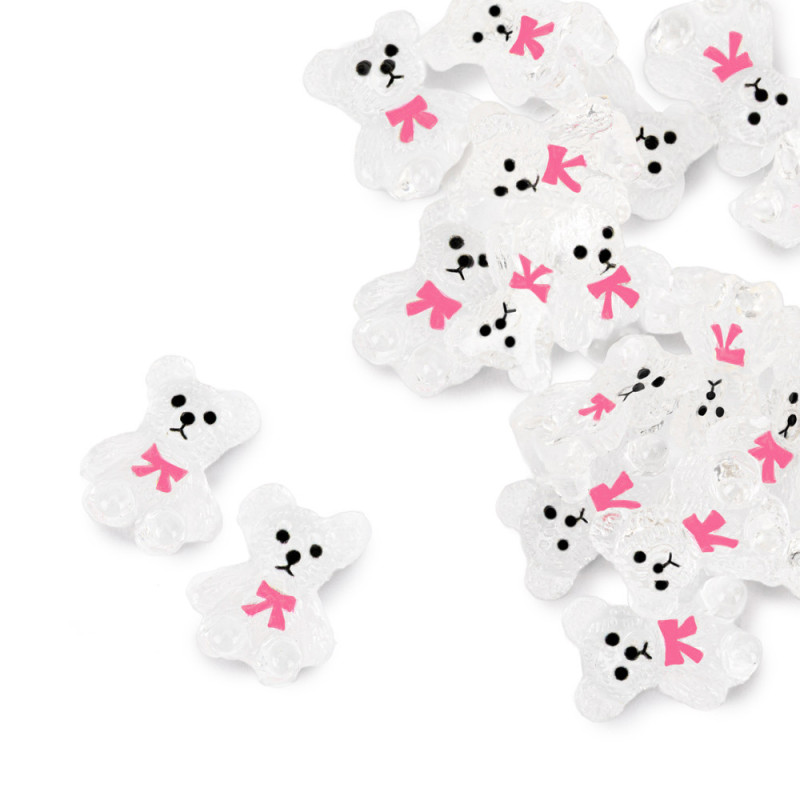 3D küünekaunistused karud nr 4 MollyLac - 20 tk
