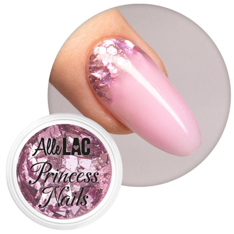 Nail Glitter Princess Nails AlleLac, Nr 4 – 1 g