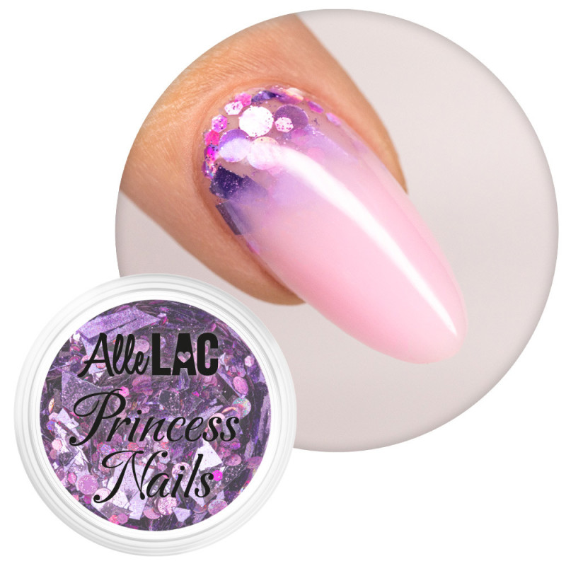 Блестки для ногтей Princess Nails AlleLac, Nr 5 – 1 г