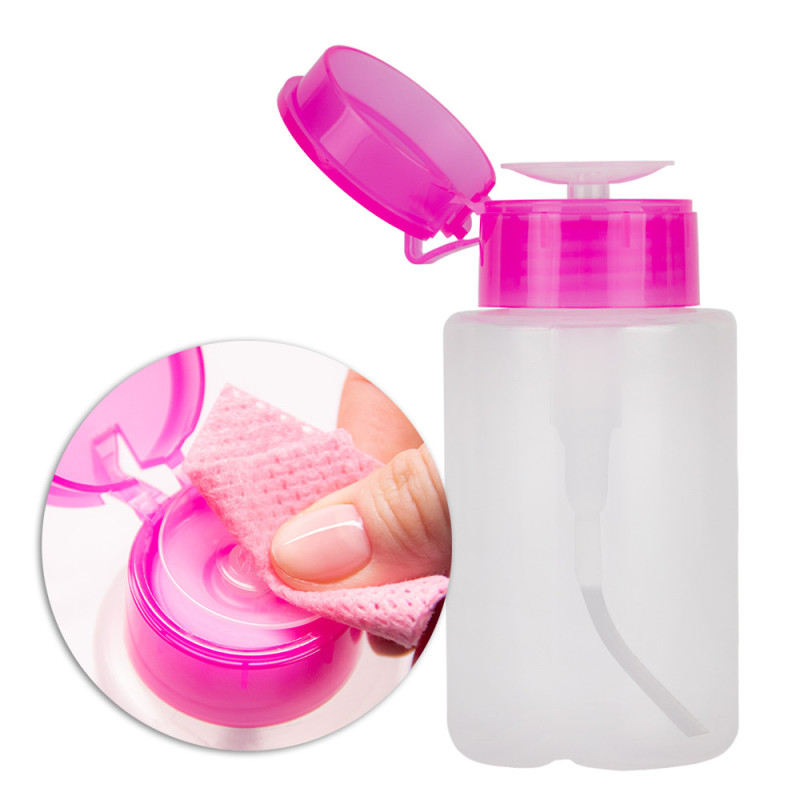 Pump Dispenser for Liquids AlleLac, Pink - 150 ml