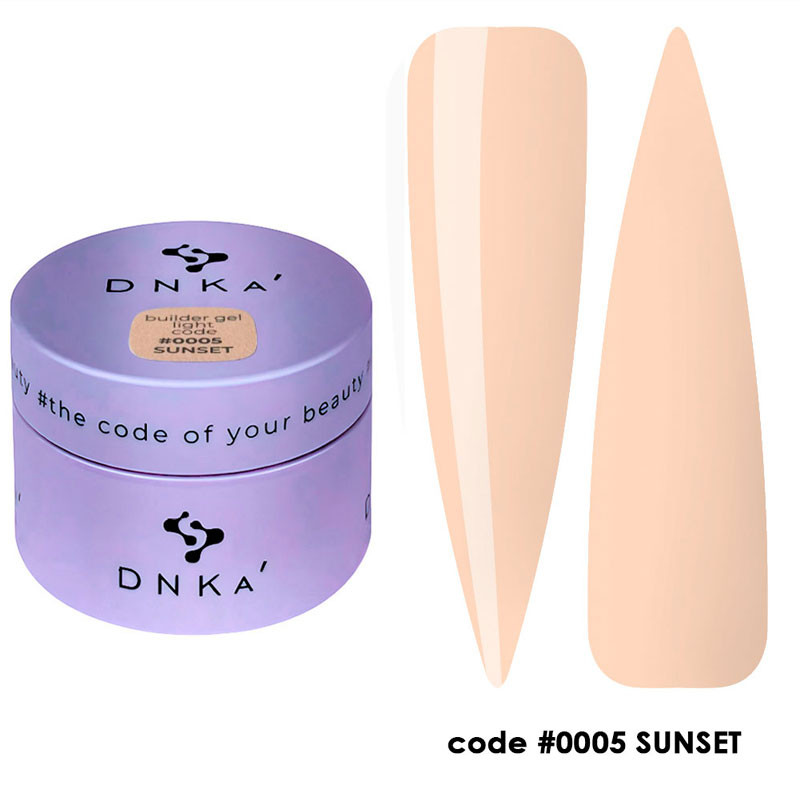 Builder Gel Light DNKa No. 0005 Sunset - 30 мл