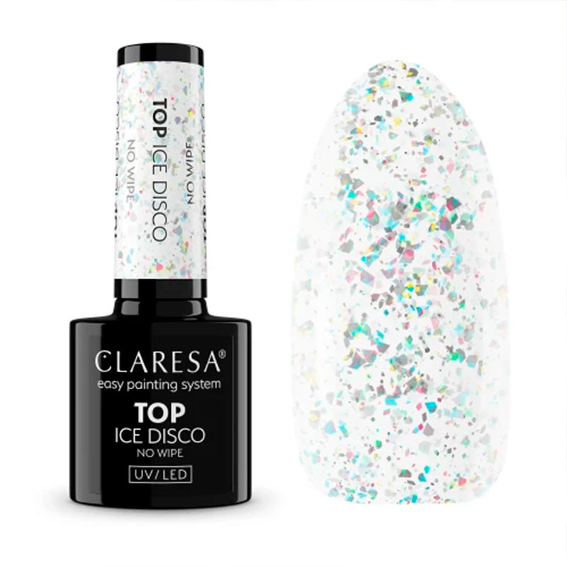 Päällyslakka Claresa Ice Disco (No Wipe) - 5 g