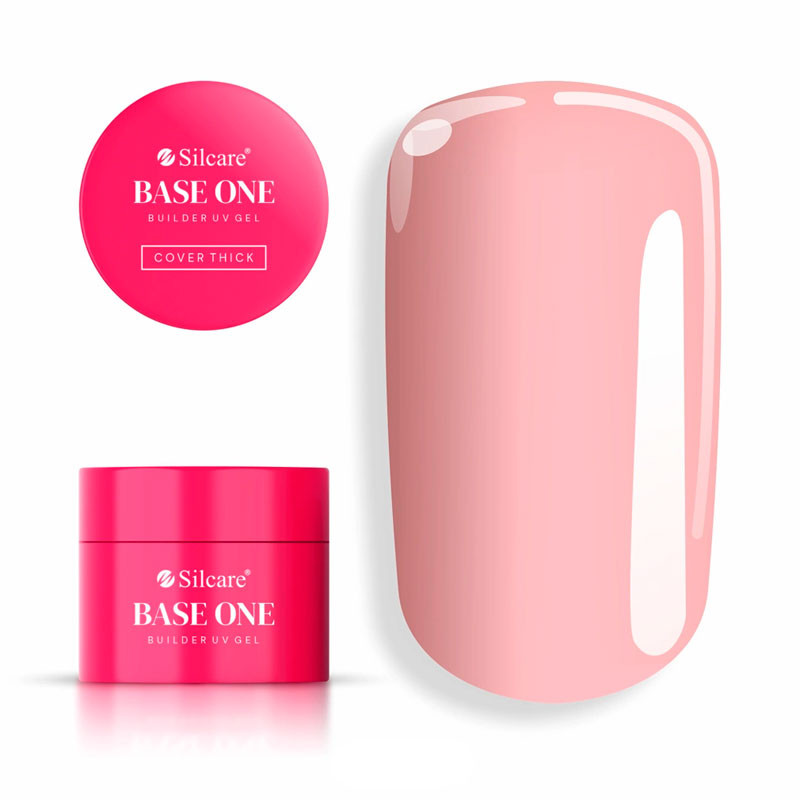 Base One Gel UV Cover Thick, Silcare - 15 g