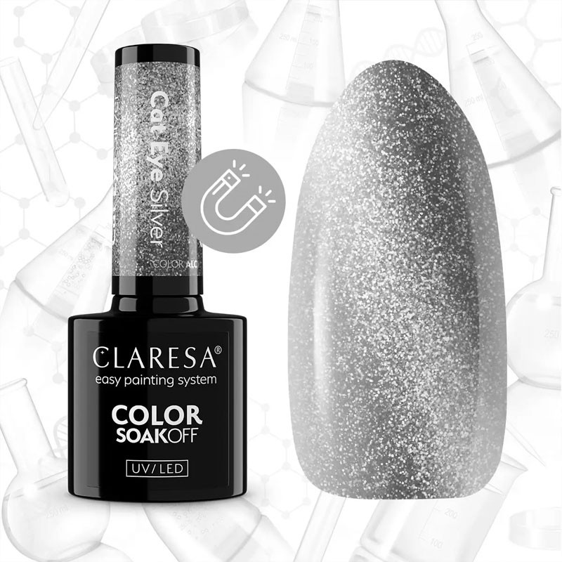 Geelilakka Claresa - Cat Eye Silver, 5 ml