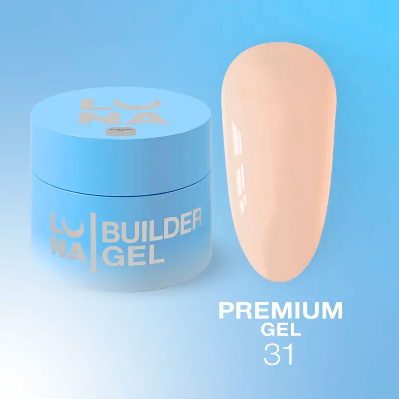 Гель для наращивания Lunamoon Premium Gel Nr 31 - 15ml