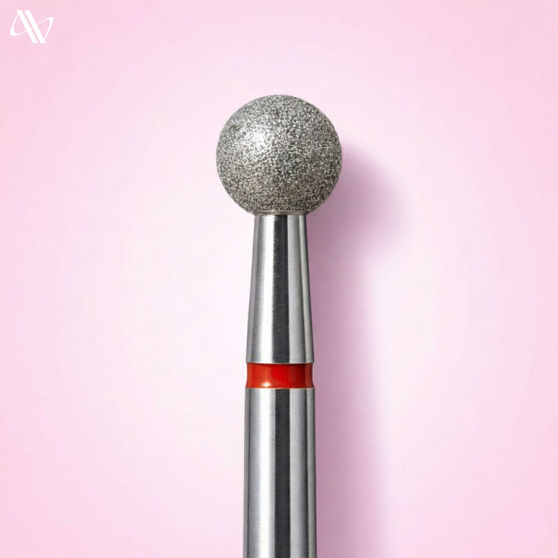 Teemantotsik "Pall" – Avelia – Punane (väga pehme) – 5,0*4,8 mm